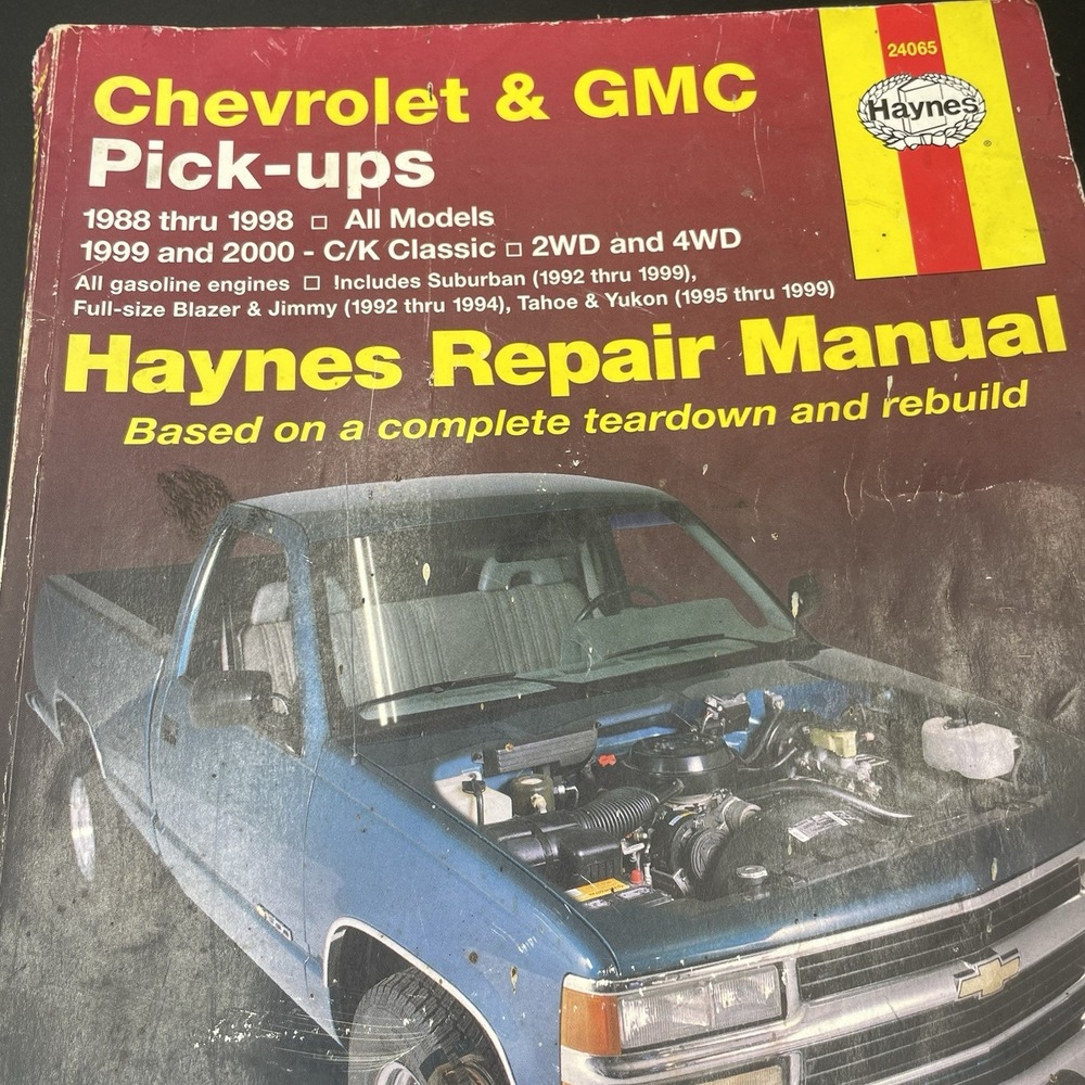 Haynes Repair Manual 24065 Chevrolet & GMC Pick-up Truck 1988-1998 All Models - Picture 5 of 11